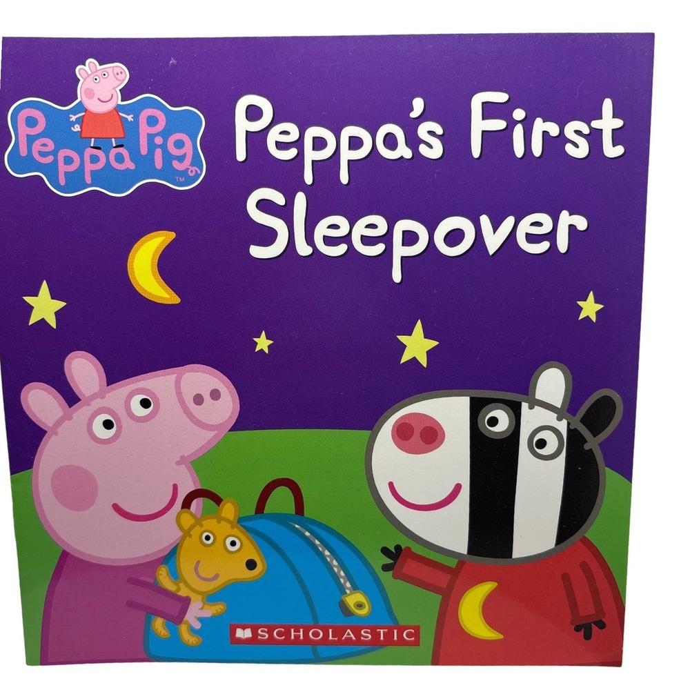 Peppa Pig Peppas First Sleepover Scholastic Paperback Childrens Book 2015